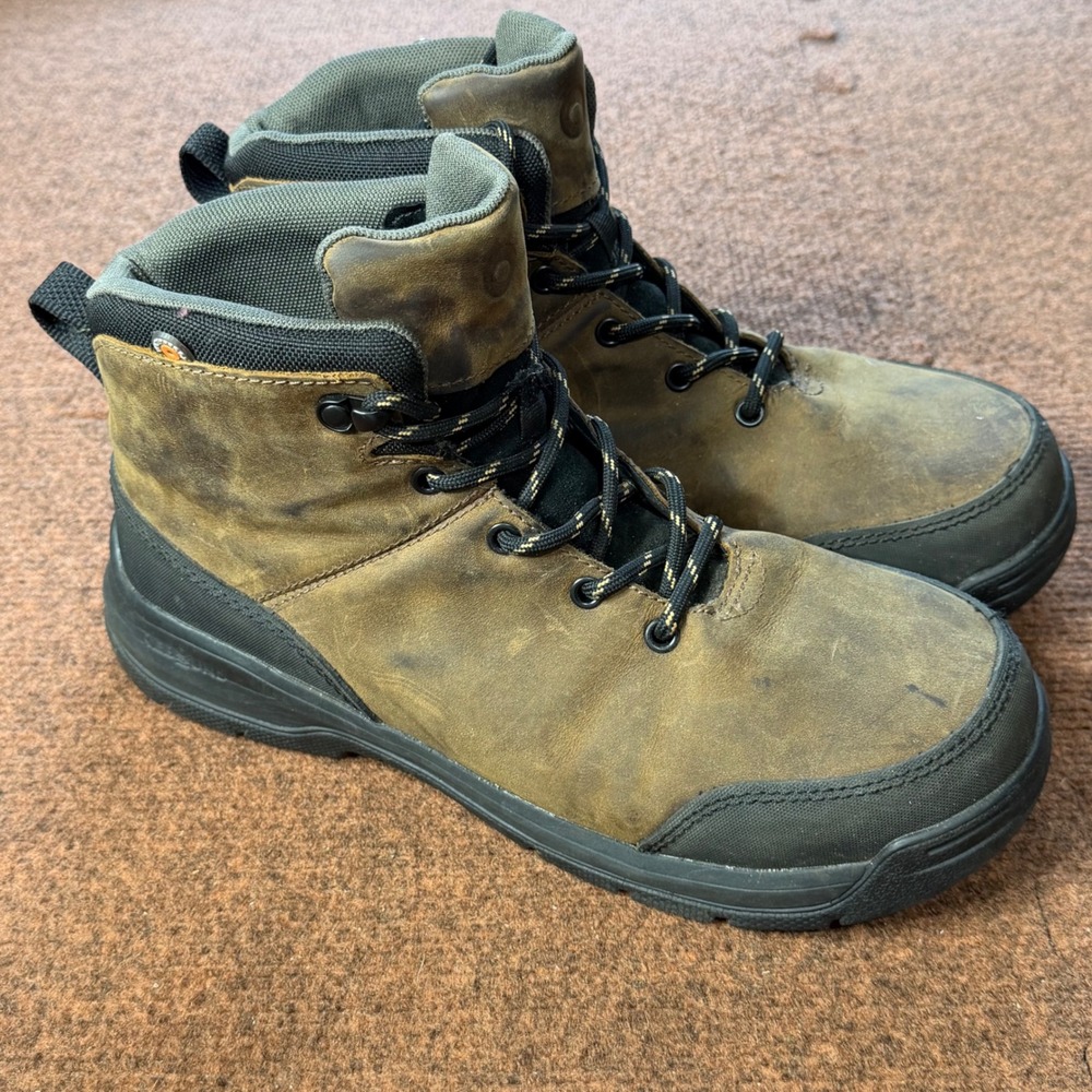 Bogs Shale Leather Composite Toe Work Boots Wmns 10 Brown Waterproof 72919CT-212